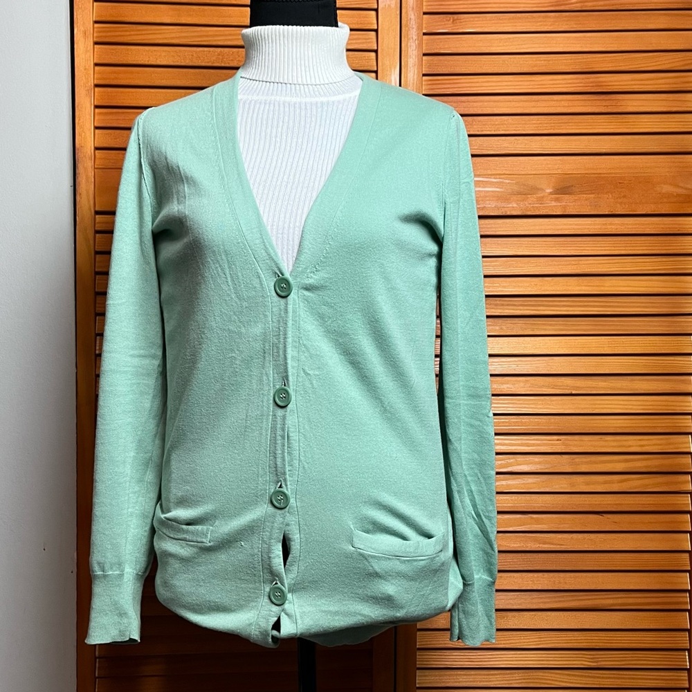 J Crew Teal Cardigan